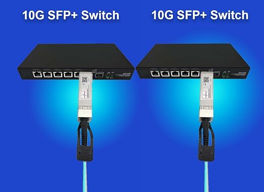 Elfcam® - 15m/49.21ft Fiber Optic Cable OM3 SFP+ to SFP+ AOC 10Gbps, Compatible - Image 6