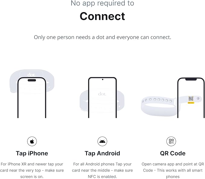 dot. Band - Digital Business Card Wristband - Tap Compatible - Image 5
