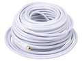 Monoprice 100ft RG6 75Ohm, Quad Shield, CL2 Coaxial Cable by Monoprice