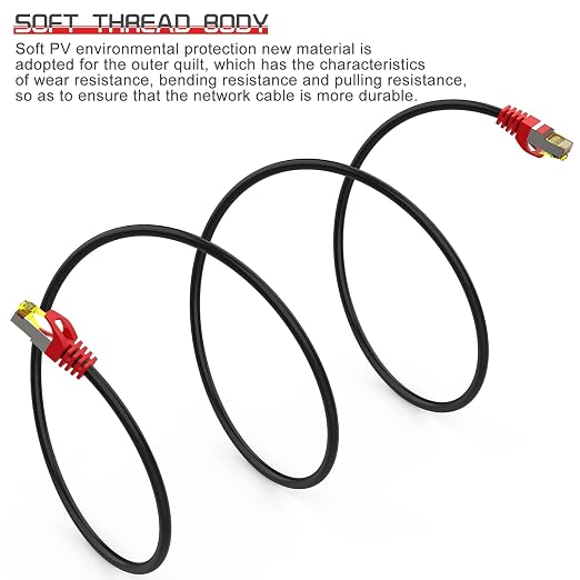Cat 8 Ethernet Cable 200 ft, 1.5ft 6ft 10ft 20ft 25ft 30ft 75ft 100ft 150ft - Image 6