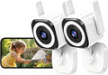Cameras for Home Security Indoor Outdoor, Dual Antenna 5G/2.4G WiFi Security by GUOANVISION