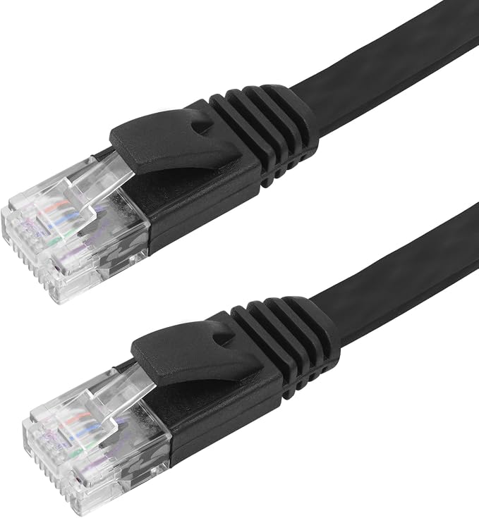 REXUS 2-Pack Retractable Cat 6 Flat Ethernet Network Cable 6.6 FT, 10 Gigabit - Image 3