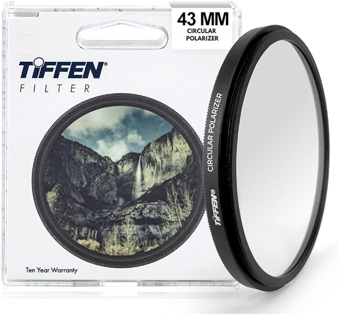 Tiffen 43mm Slim Circular Polarizer Filter by Tiffen
