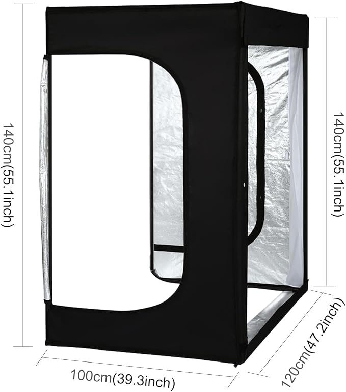 48"x56"x40" Large Photo Studio Light Box Photography, 6 Light LED Panels - Image 7