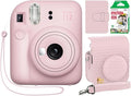 Fujifilm Instax Mini 12 Instant Camera Blossom Pink + Minimate Custom Designed by FUJIFILM
