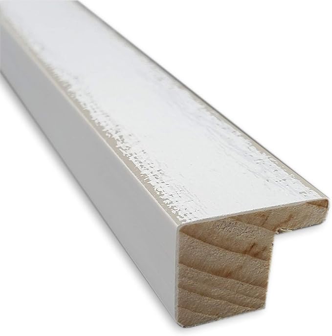 Amanti Art Natural Cork Board for Wall, 25x25 Vision Board with White Frame, Medium Corkboard Office Decor for Home Organization, Country Rustic Corkboard Pinboard to Display Items for Home