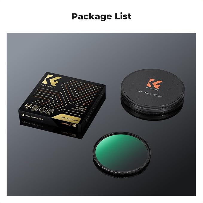 K&F CONCEPT 40.5mm Explosive-Proof MCUV Lens Protection Filter 28 Multi-Layer - Image 7