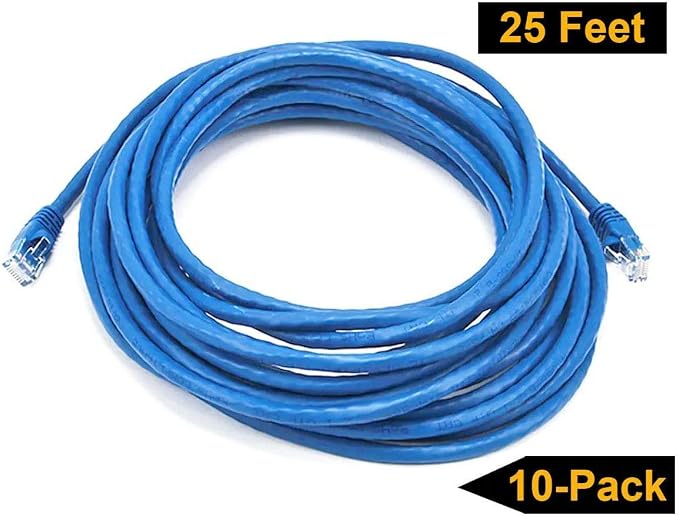iMBAPrice 7' Cat5e Network Ethernet Patch Cable, 10 Pack - Image 7