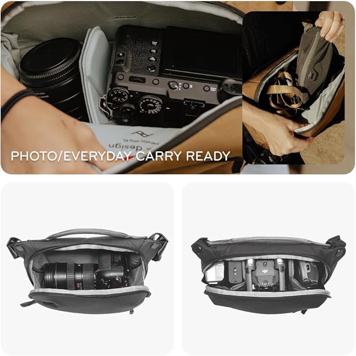 Peak Design Everyday Sling 6L, Padded Adjustable Shoulder Strap - Image 6