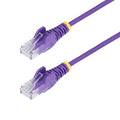 StarTech.com 2ft Purple Slim CAT6 Ethernet Cable, Snagless RJ45, 28AWG Pure by StarTech