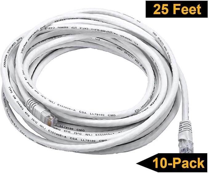 iMBAPrice 50 ' Cat5e Network Ethernet Patch Cable, 10 Pack - Image 6