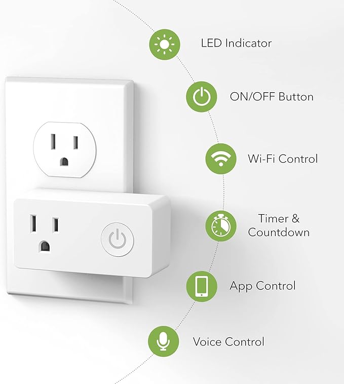 BN-LINK WiFi Heavy Duty Smart Plug Outlet, No Hub Required - Image 2
