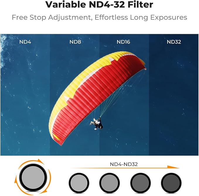 K&F CONCEPT Snap On CPL VND Effect Filter Kit Compatible - Image 4