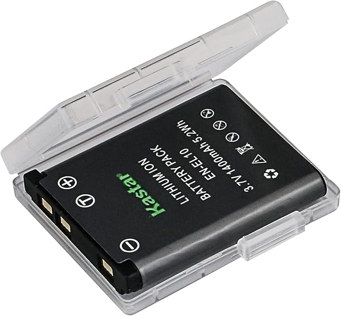 Kastar 2 Pack Battery for Nikon EN-EL10 and Nikon S60 S80 S200 S210 S220 S230 - Image 2