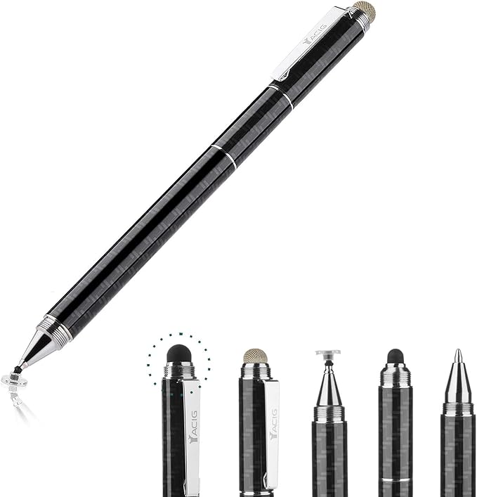 Capacitive Stylus Pen, 4-in-1 High Sensitivity and Precision Touch Screen by Yacig