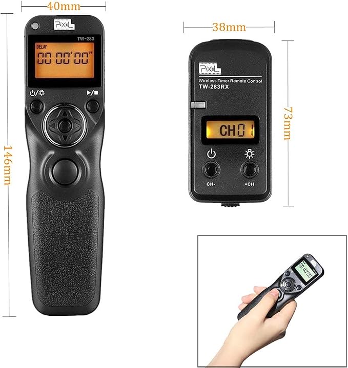 Pixel Timer Shutter Release Remote Control TW283-DC2 Remote Release - Image 9