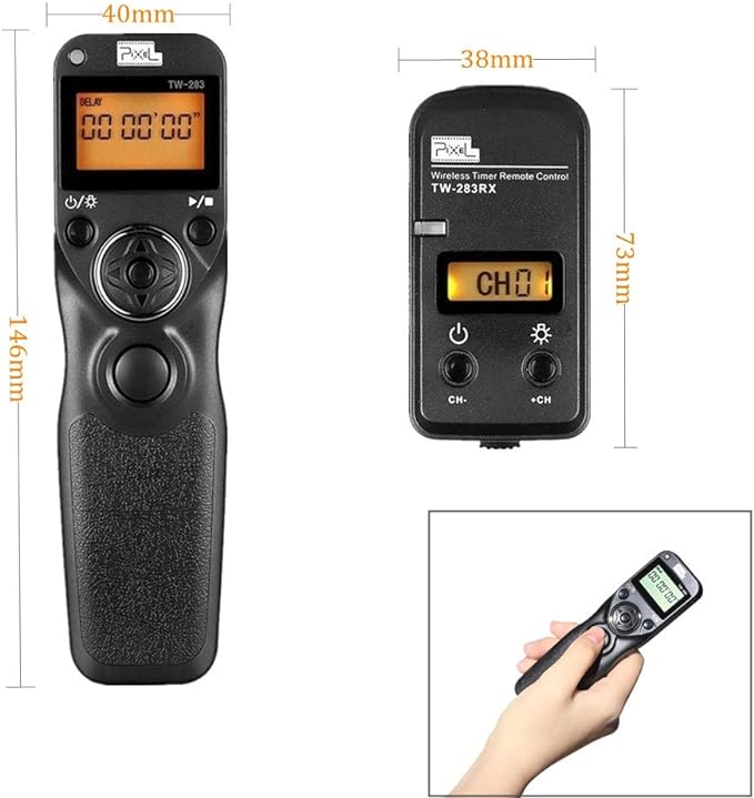 Pixel Timer Shutter Release Remote Control TW283-DC2 Remote Release - Image 9