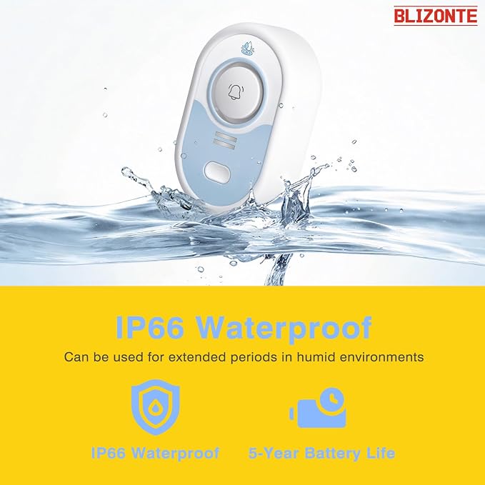 Water Leak Detector 10 Pack, 5-Year Battery Life, Water Alarm - Image 4