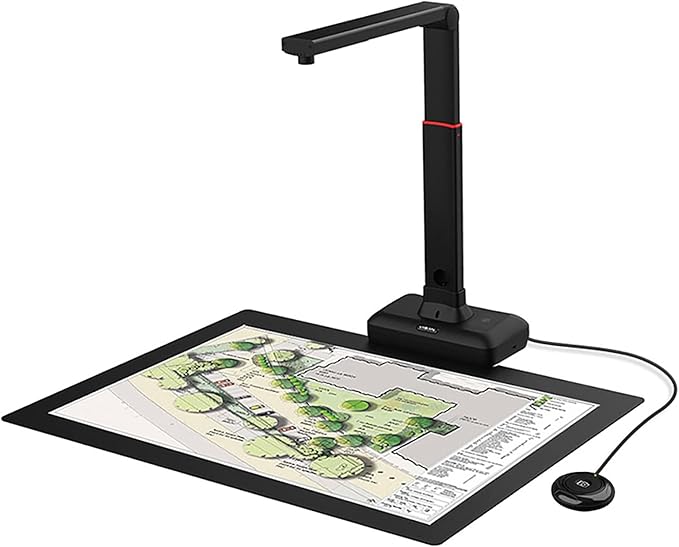 VIISAN Large Format Book & Document Scanner, Capture Size A2/A3, 26MP USB by VIISAN