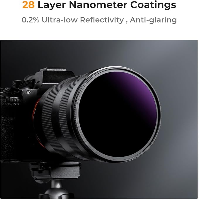 K&F CONCEPT 82mm ND1000000 ND Lens Filter Solar Eclipse Neutral Density Camera - Image 4