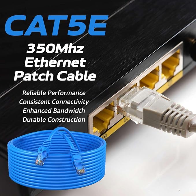 Cables Direct Online Cat5e 10FT Network Ethernet Patch Cable, 350Mhz Internet - Image 2