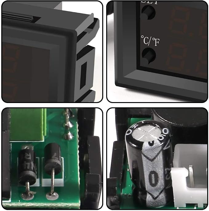 UMLIFE 5PCS 12V Electronic Temperature Controller Programmable -50 to 110 - Image 4