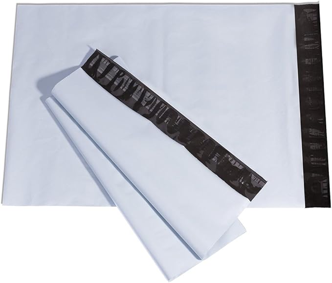 FungLam Poly Mailers Shipping Envelopes Bags, 12 x 15.5 - inches, 100 Bags