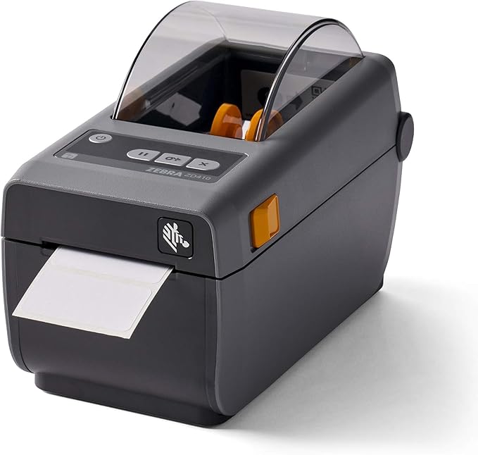 Zebra ZD410 Direct Thermal Label Printer | USB & Ethernet Connectivity | 2 Inch Print Width | ZD41022-D01E00EZ