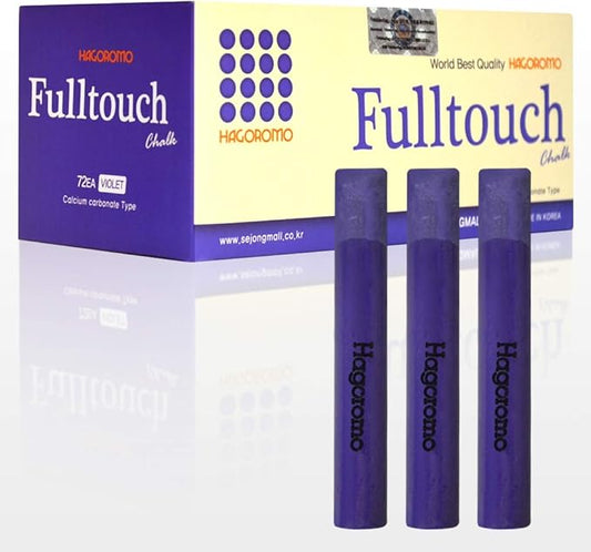 Hagoromo Fulltouch Color Chalk 1 Box [72 Pcs/Violet]