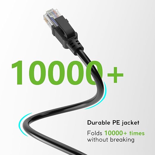 Aqerrow Cat6 Ethernet Cable 100FT, Outdoor Direct Burial Cat 6 Cable 24AWG High - Image 8