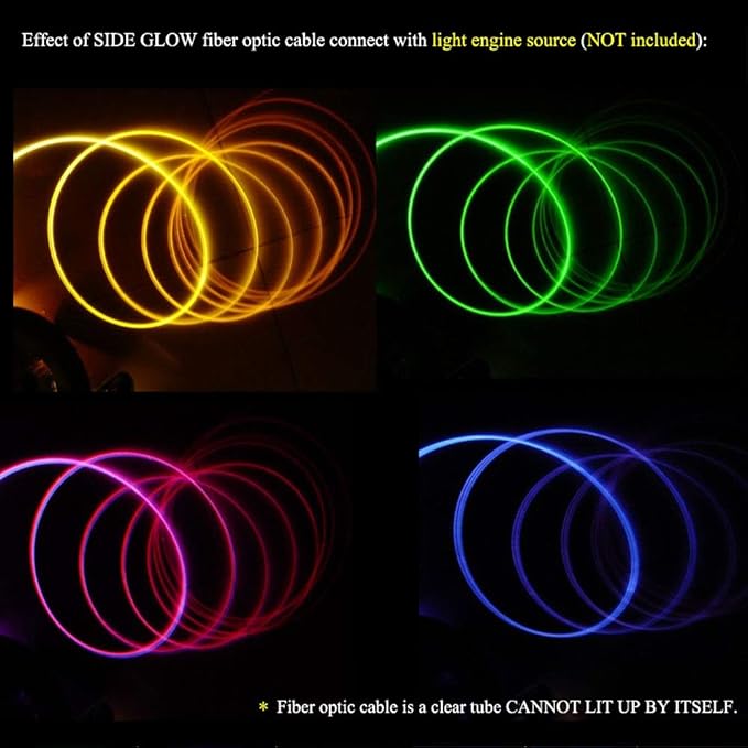 AKEPO 5mm*5m PMMA Plastic Side Glow Cable - Image 2