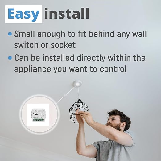 1CH Dry Contact WiFi Relay Switch Module, DC 12/24V AC 100-240V, Tuya Smart - Image 4