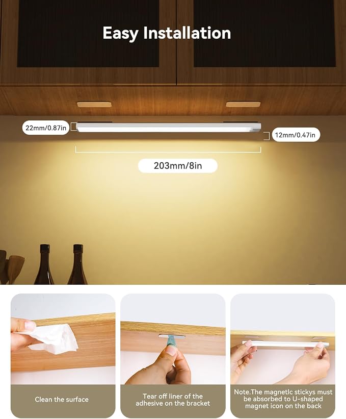 12-Pack Under Cabinet Lighting - Image 8