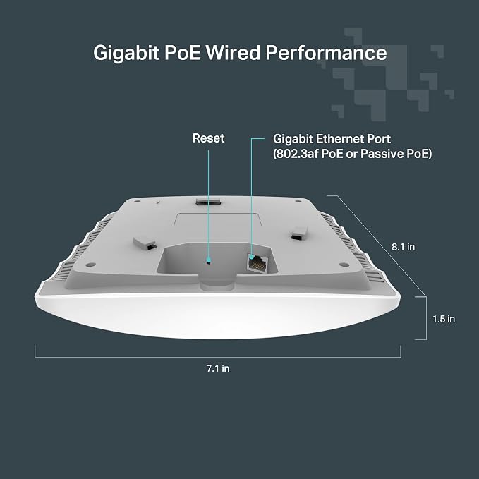 TP-Link Festa F52 Wireless Access Point AC1350 Gigabit Port Mesh, Seamless - Image 6