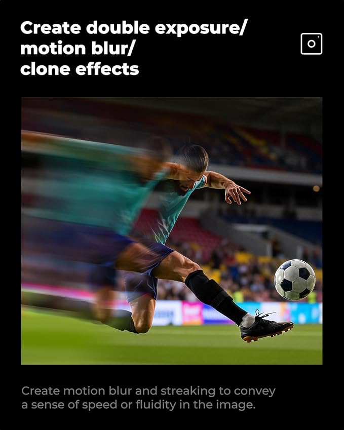 K&F CONCEPT 67mm Unilateral Blur Ghost Motion Filter Super Speed Effects - Image 5