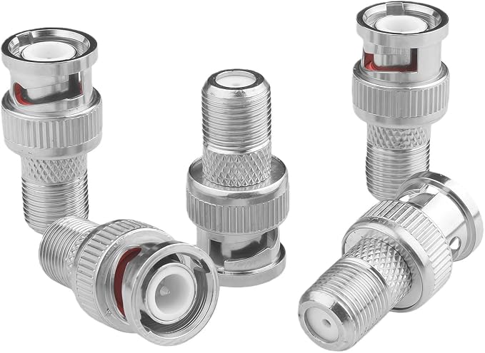 F to BNC Connector 59 Pcs BNC Male Plug to F Female Jack Coax Adapter 75 Ohm - Image 6