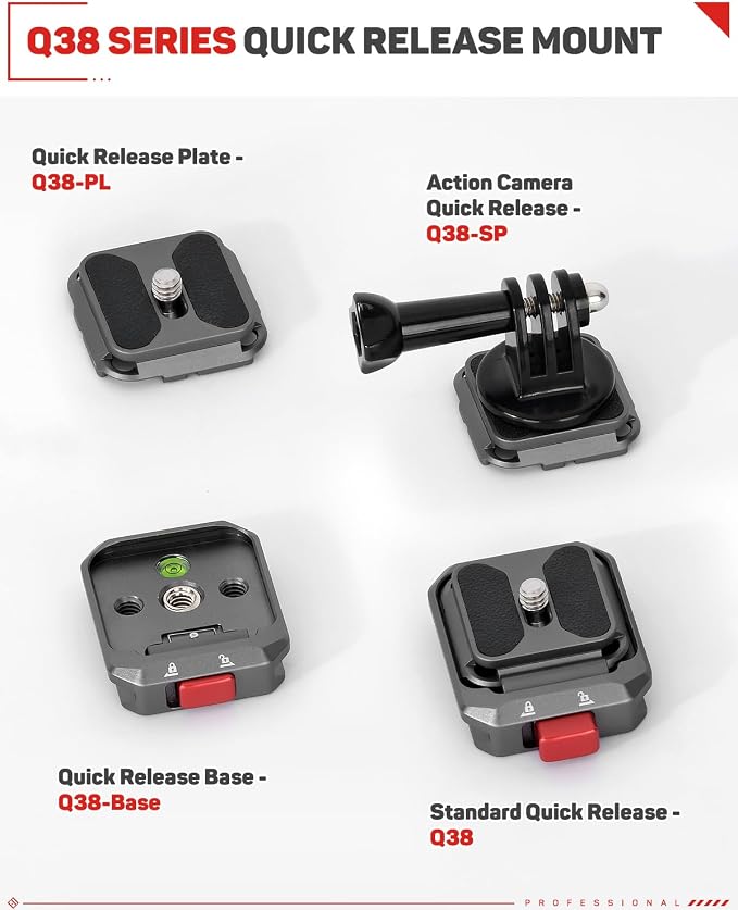 IFOOTAGE Q38-PL Quick Release Plate, Camera Quick Release Plate, Tripod Mount - Image 4