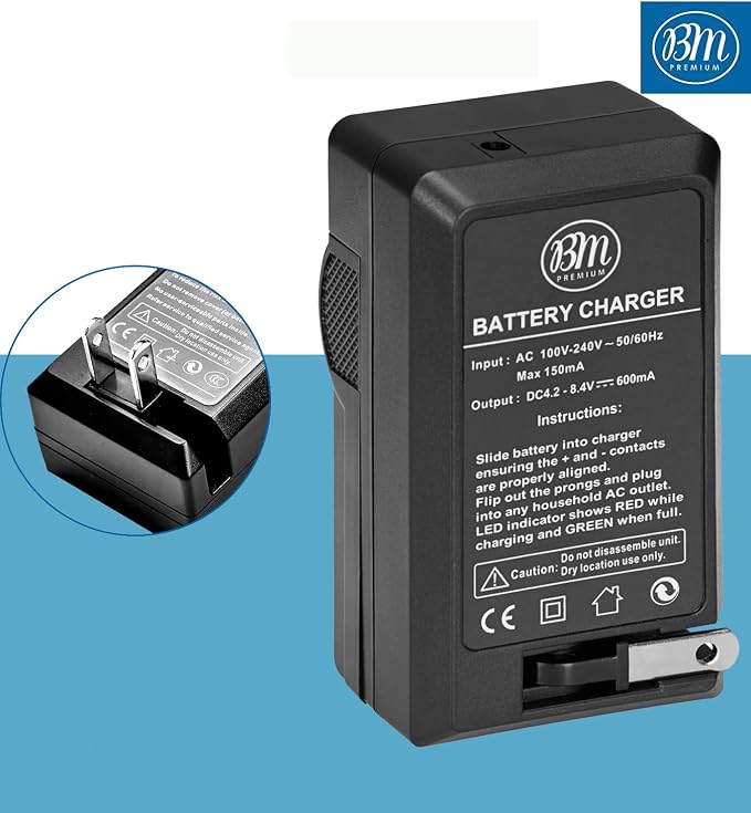 BM Premium 2 Pack of NB-10L Battery and Charger Kit - Image 6