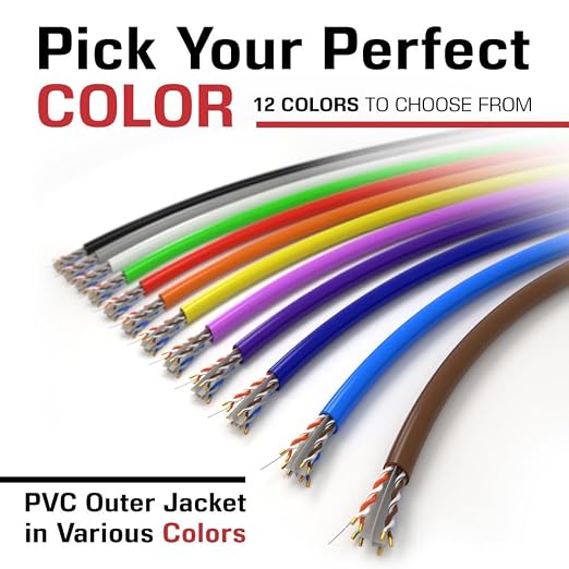 Dripstone CAT6 Ethernet Cable 1000ft Bulk Network LAN Wire 23AWG Solid CCA UTP - Image 4
