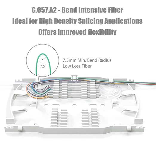 6 Strand Singlemode 9/125 LC-UPC Fiber Pigtail, Fiber Optic Pigtail, 1.5 Meters - Image 2