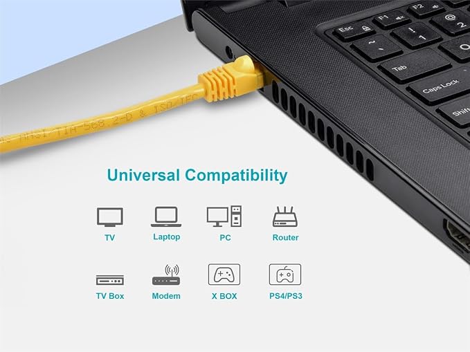 Monoprice 50FT 24AWG Cat6 550MHz UTP Ethernet Bare Copper Network Cable - Image 6