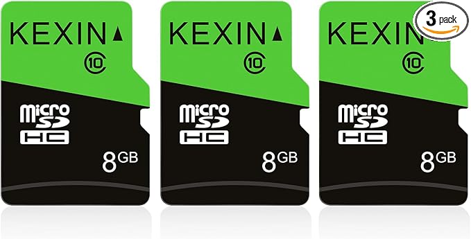 KEXIN 8GB Micro SD Card 3 Pack by Home