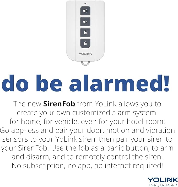 Outdoor Alarm Controller 2 and SirenFob Kit, Battery-Powered Siren/Alarm/Relay - Image 7