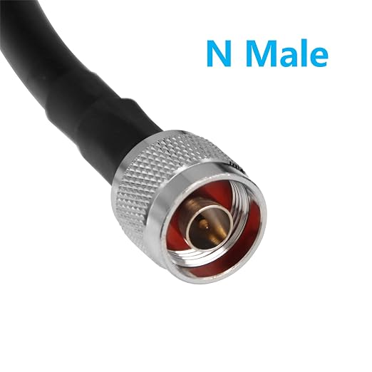 50ft N Male to SMA Male Cable, SMA to N Cable 50 ohm Ultra Low Loss KMR240 - Image 3