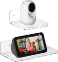 Wall Mount Floating Shelves for 2 Pcs Security Baby Camera Shelf Mini Speaker by Liboer