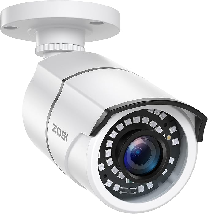 ZOSI 2MP 1080p Security Camera Outdoor Indoor, Night Vision, Weatherproof by ZOSI