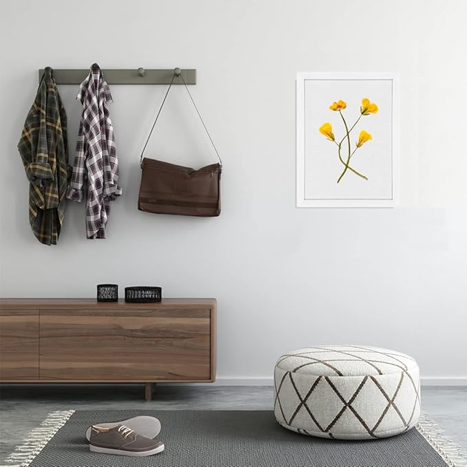 TORASO Cork Board Bulletin Board, Cork Boards for Walls with Pins, Eye Bolts, gaskets, Screws, Pin Board for Office, School and Home (White, 17“x23-1P)