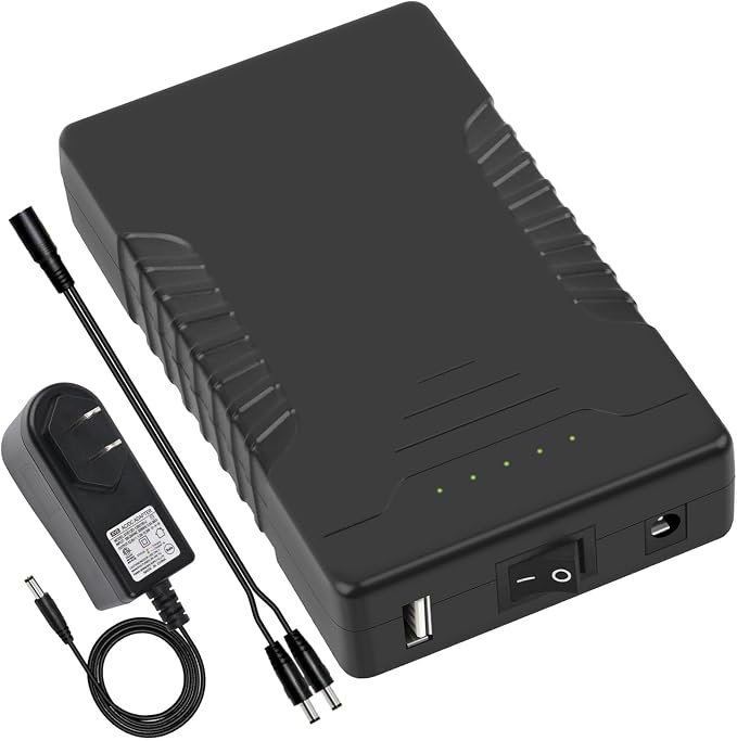 Talentcell Rechargeable 12V 6000mAh/5V 12000mAh DC Output Lithium ion Battery by TalentCell