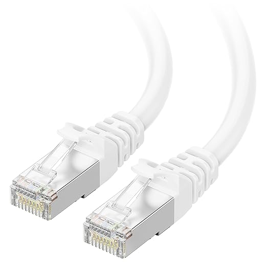 Cable Matters 10Gbps Snagless Short Shielded Cat 6A Ethernet Cable - 3ft by CableMatters