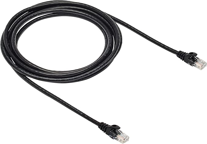 Amazon Basics RJ45 Cat 6 Ethernet Patch Cable, 10Gbps High-Speed, 10 Foot by AmazonBasics